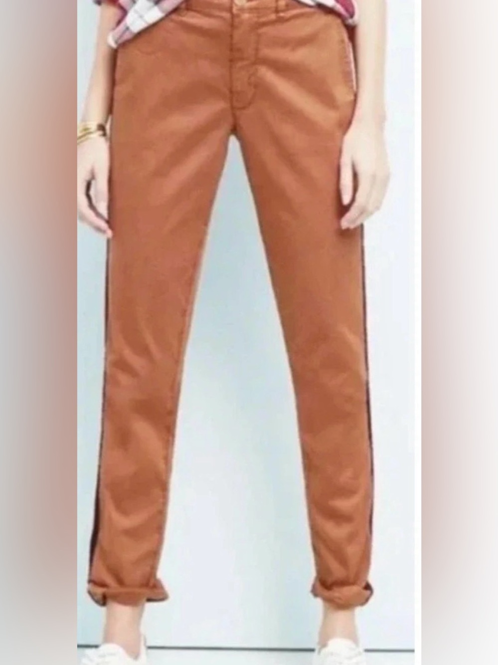 By Anthropologie relaxed chino with stripe size 26
